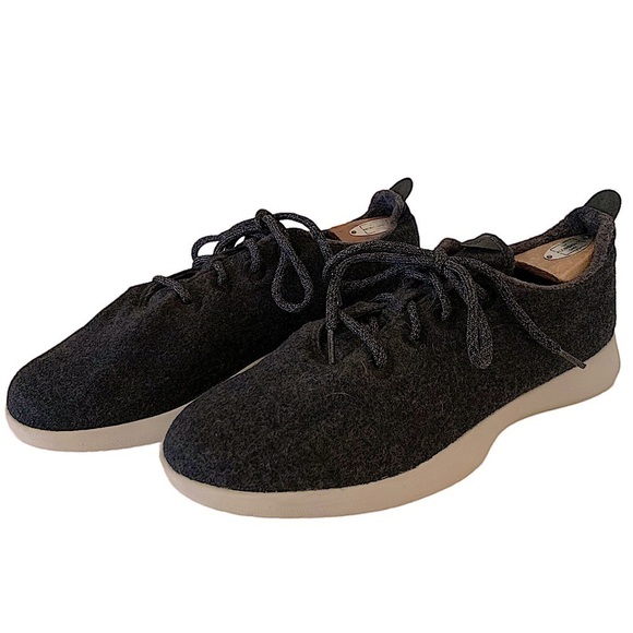 MEN'S Allbirds Dark Gray Wool Runners Size 13 - Picture 2 of 10